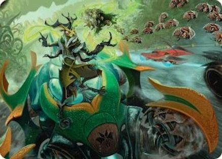 Aatchik, Emerald Radian Art Card (15/54) (AADFT-015) - special
