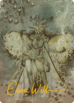 Aatchik, Emerald Radian Art Card (6/54) (Gold-Stamped Signature) (AADFT-006) - special