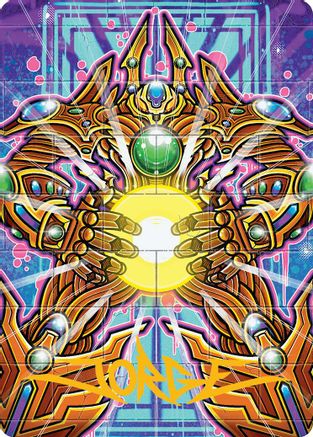 Brightglass Gearhulk Art Card (Gold-Stamped Signature) (AADFT-053) - special