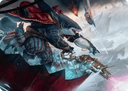 Captain Howler, Sea Scourge Art Card (16/54) (AADFT-016) - special