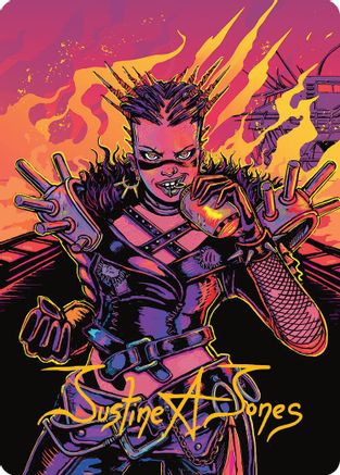 Far Fortune, End Boss Art Card (2/54) (Gold-Stamped Signature) (AADFT-002) - special