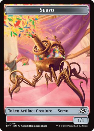 Servo // Thopter (0009) Double-Sided Token (DFT-8 // 9) - token