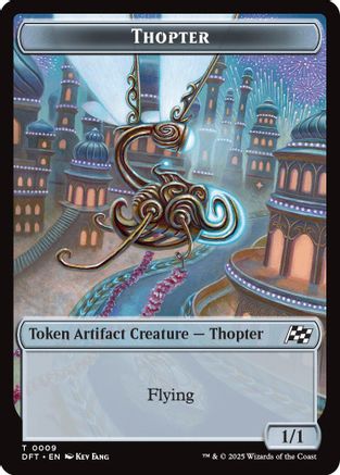 Thopter (0009) // Treasure Double-Sided Token (DFT-9 // 11) - token