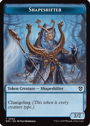 Shapeshifter // Zombie (0003) Double-Sided Token (DRC-4 // 3) - token - Foil