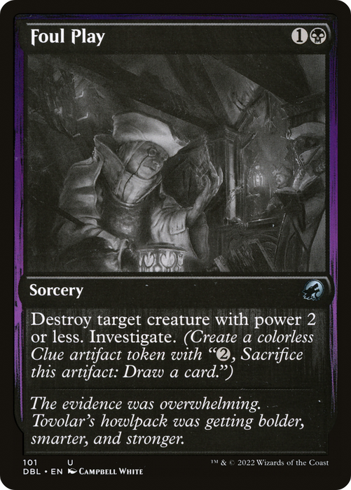 Foul Play (DBL-101) - uncommon - Foil
