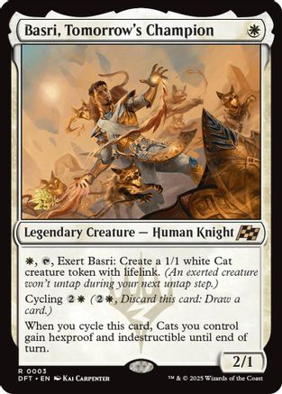 Basri, Tomorrow's Champion (PRE-003) - rare - Foil