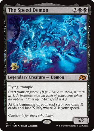 The Speed Demon (PRE-105) - mythic - Foil