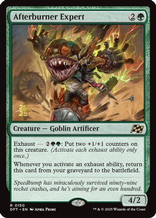 Afterburner Expert (PRE-150) - rare - Foil