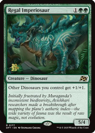 Regal Imperiosaur (PRE-177) - rare - Foil