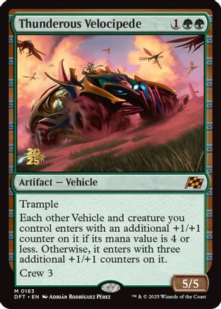 Thunderous Velocipede (PRE-183) - mythic - Foil
