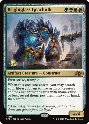 Brightglass Gearhulk (PRE-191) - mythic - Foil