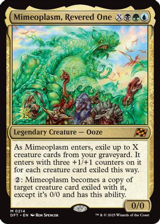 Mimeoplasm, Revered One (PRE-214) - mythic - Foil