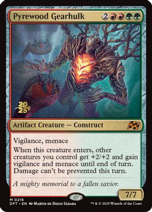 Pyrewood Gearhulk (PRE-216) - mythic - Foil