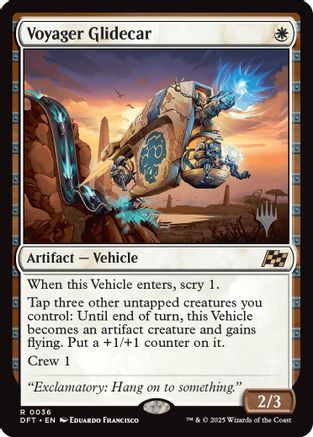 Voyager Glidecar (PPDFT-036) - rare - Foil