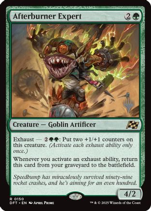 Afterburner Expert (PPDFT-150) - rare - Foil