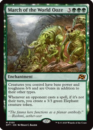 March of the World Ooze (PPDFT-169) - mythic