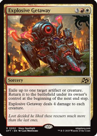 Explosive Getaway (PPDFT-202) - rare - Foil