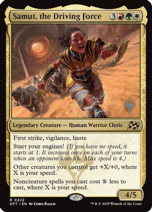 Samut, the Driving Force (PPDFT-222) - rare - Foil