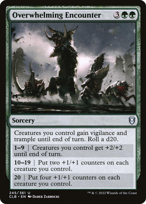 Overwhelming Encounter (CLB-245) - uncommon