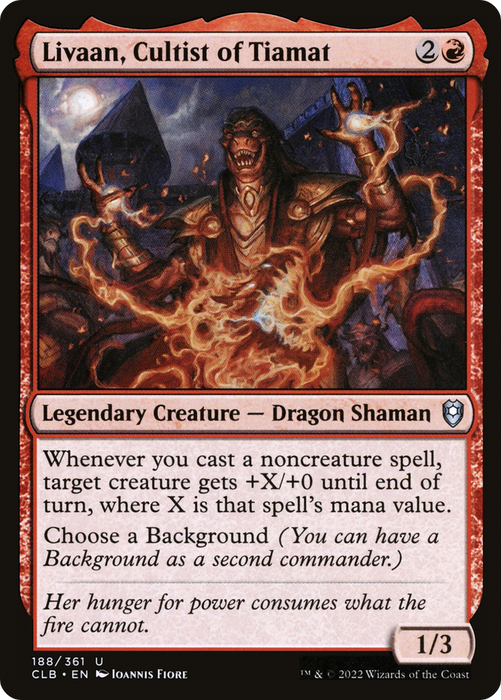 Livaan, Cultist of Tiamat (CLB-188) - uncommon - Foil