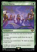 Elven Chorus (LTR-160) - rare - Foil