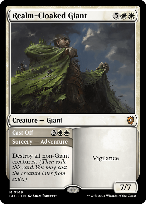Realm-Cloaked Giant // Cast Off (BLC-149) - mythic