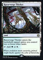 Razorverge Thicket (PRE-257S) - rare - Foil