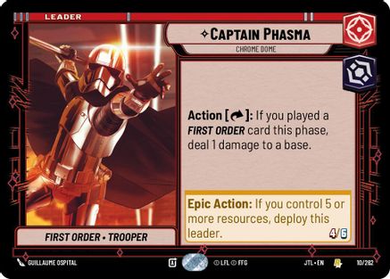 Captain Phasma - Chrome Dome (010/262) - JTL - Rare