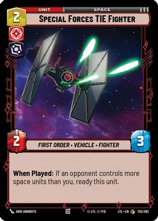 Special Forces TIE Fighter (135/262) - JTL - Common