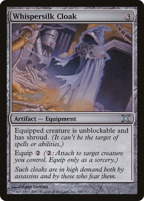 Whispersilk Cloak (10E-345) - uncommon