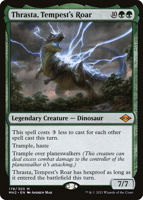 Thrasta, Tempest's Roar (MH2-178) - mythic - Foil