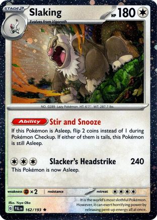 Slaking (Cosmos Holo) (162/193) - MCP  - Rare - Holofoil