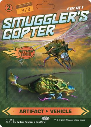 Smuggler's Copter // Smuggler's Copter (SLD-1968) - rare (Borderless) - Foil