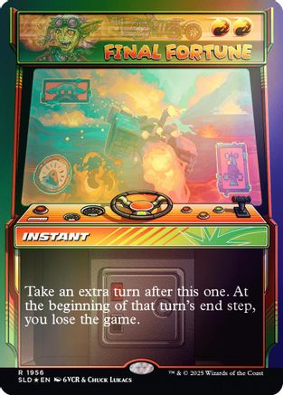 Final Fortune (Rainbow Foil) (SLD-1956) - rare - Foil