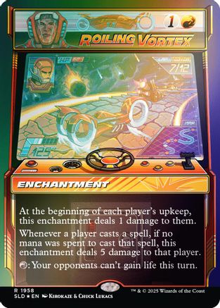 Roiling Vortex (Rainbow Foil) (SLD-1958) - rare - Foil