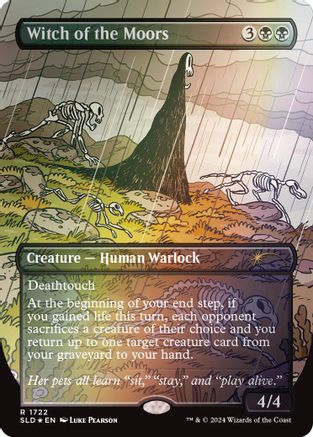 Witch of the Moors (Rainbow Foil) (SLD-1722) - rare - Foil