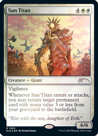 Sun Titan (Rainbow Foil) (SLD-1550) - rare - Foil