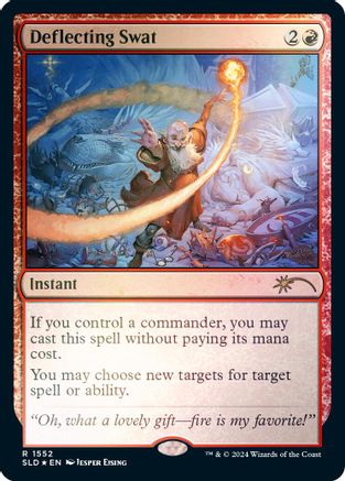 Deflecting Swat (Rainbow Foil) (SLD-1552) - rare - Foil