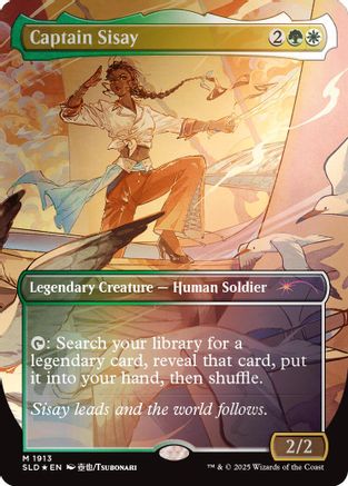 Captain Sisay (1913) (Rainbow Foil) (SLD-1913) - mythic - Foil