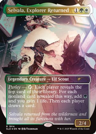 Selvala, Explorer Returned (Rainbow Foil) (SLD-1914) - rare - Foil