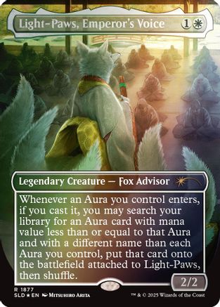 Light-Paws, Emperor's Voice (Rainbow Foil) (SLD-1877) - rare - Foil