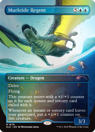 Murktide Regent (Rainbow Foil) (SLD-1878) - mythic - Foil