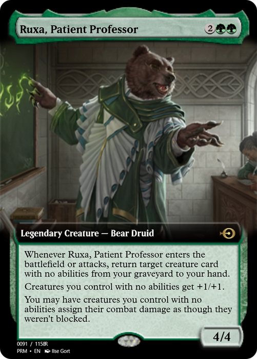 Ruxa, Patient Professor (PRM-90154) - rare - Foil