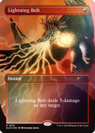Lightning Bolt (1879) (Rainbow Foil) (SLD-1879) - rare - Foil