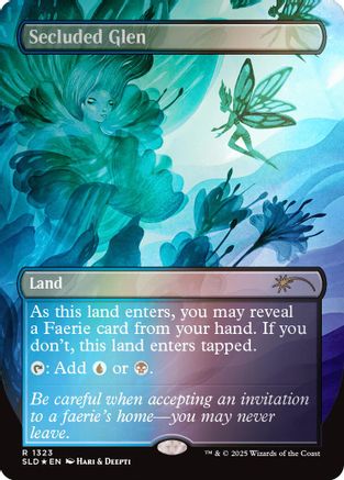 Secluded Glen (Rainbow Foil) (SLD-1323) - rare - Foil