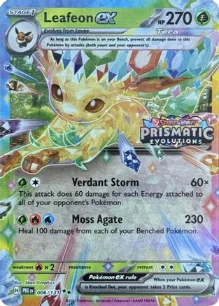 Leafeon ex (006/131) - MCP  - Promo - Holofoil