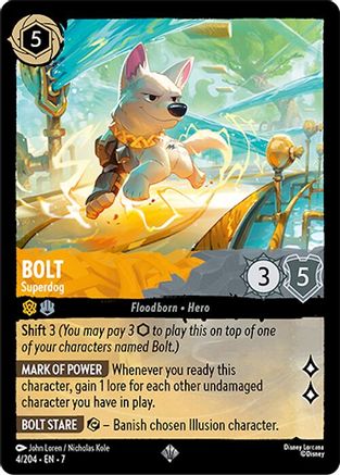 Bolt - Superdog (4/204) - Super Rare - Cold Foil