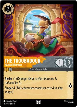 The Troubadour - Musical Narrator (11/204) - Uncommon