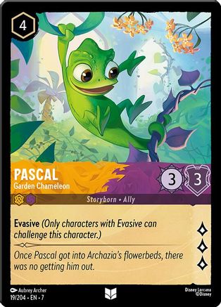 Pascal - Garden Chameleon (19/204) - Uncommon - Cold Foil