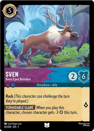 Sven - Keen-Eyed Reindeer FRANÇAIS (65/204) - IA - Inhabituelle - Cold Foil